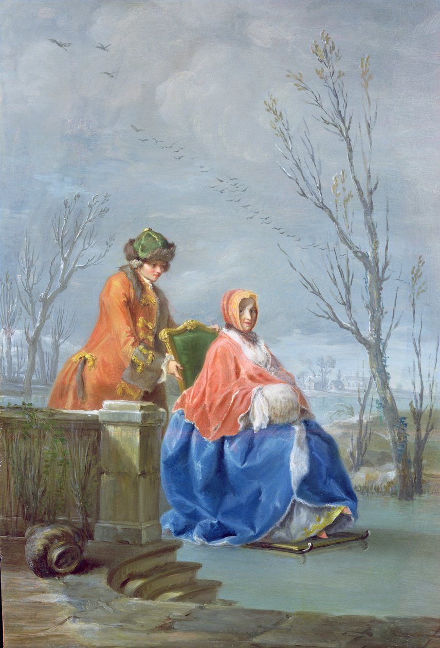 Zimní od Charles-Joseph Flipart