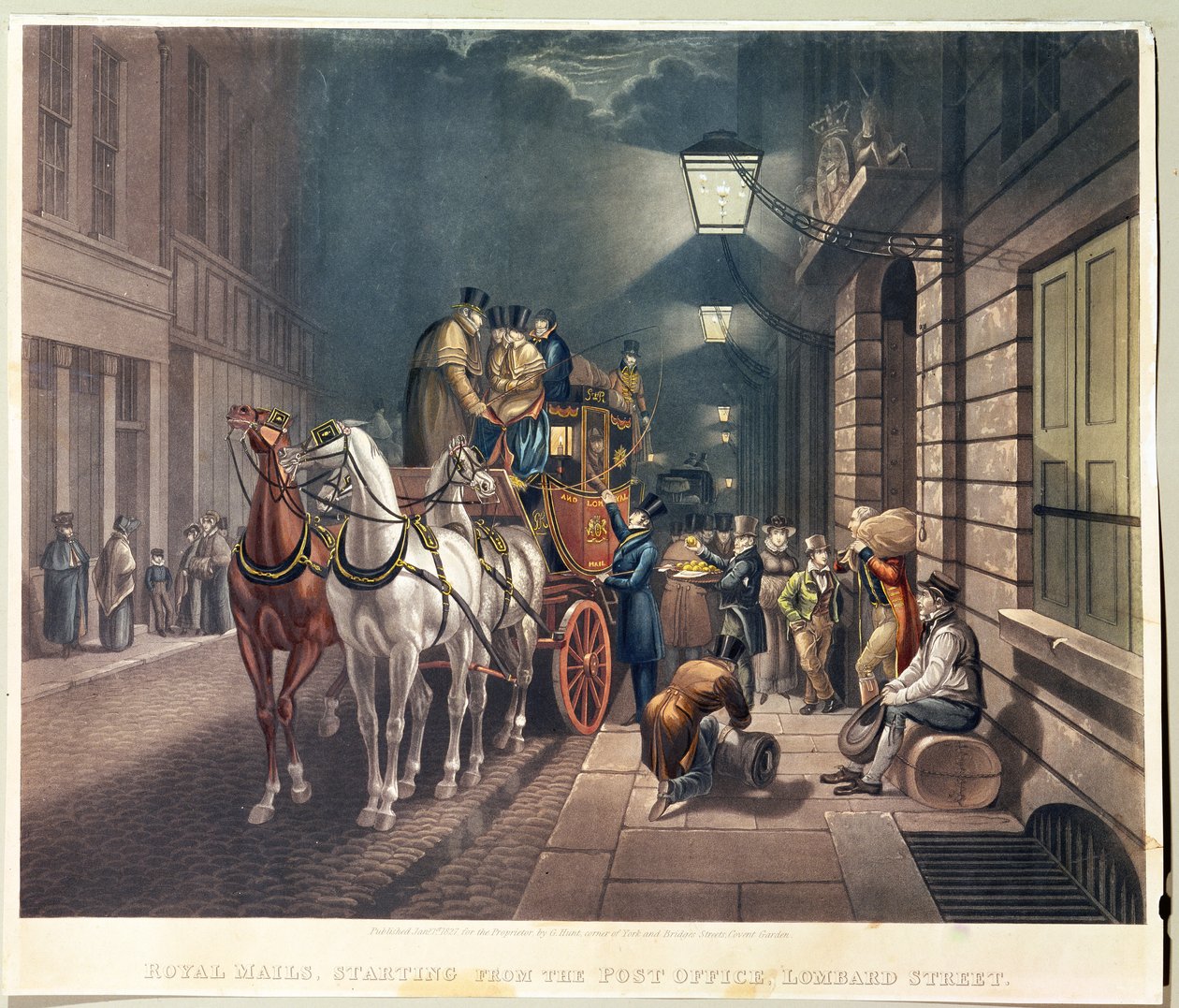 Royal Mails od Post Office, Lombard Street od Charles Hunt