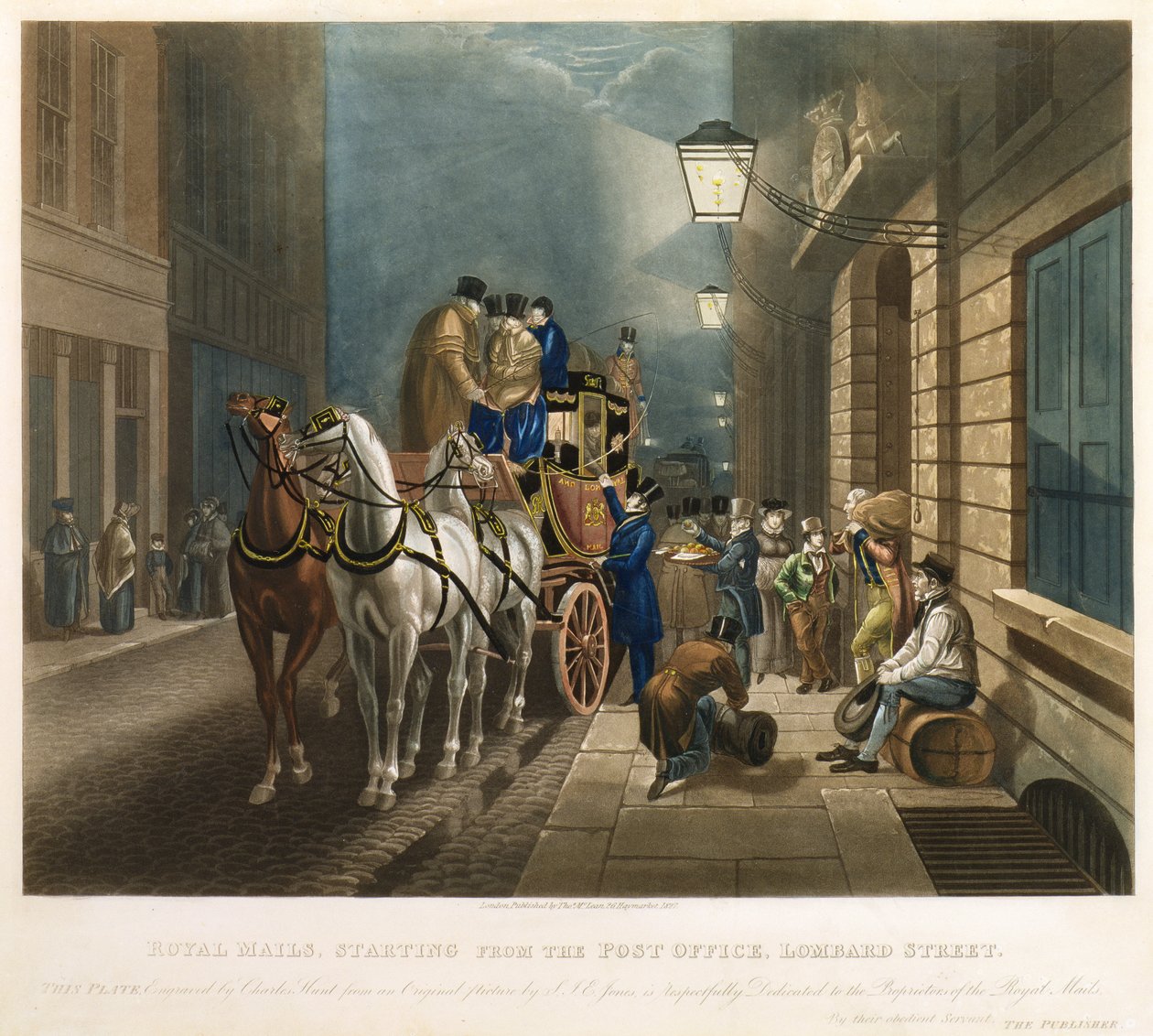 Royal Mails od Post Office, Lombard Street od Charles Hunt