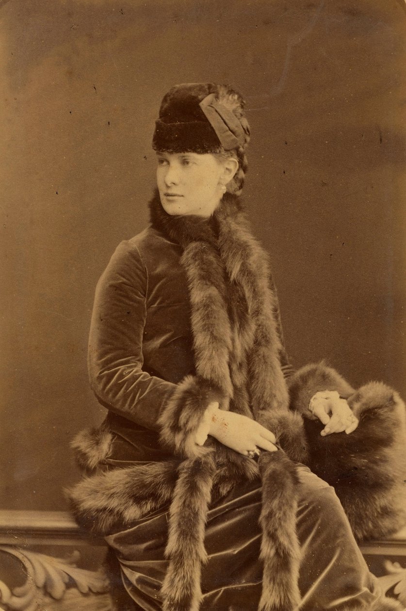 Marie Pavlovna Romanova - velkovévodkyně Maria Pavlovna Ruska (1854-1920), Bergamasco, Charles (Karl) (1830-1896). Albuminová fotografie, c. 1880. Ruský státní filmový a fotografický archiv, Krasnogorsk od Charles Bergamasco