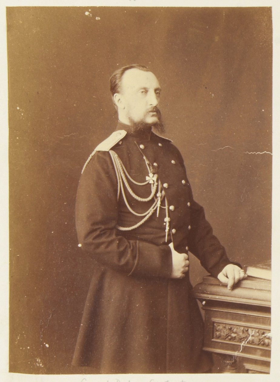 Nicolas Nikolajevič de Russie - Portrét velkovévody Nicholase Nikolajeviče (staršího) Ruska (1831-1891), Bergamasco, Charles (Karl) (1830-1896). Albuminová fotografie, c. 1874. Ruský státní filmový a fotografický archiv, Krasnogorsk od Charles Bergamasco