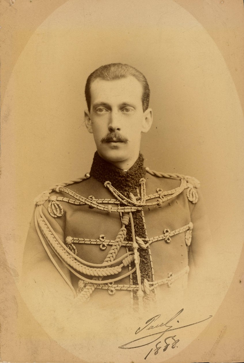 Portrét velkovévody Pavla Alexandroviče z Ruska (1860-1919) od Charles Bergamasco
