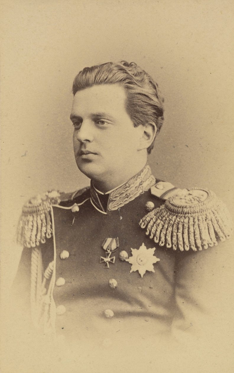 Vladimir Alexandrovič de Russie - Portrét velkovévody Vladimira Alexandroviče Ruska (1847-1909), Bergamasco, Charles (Karl) (1830-1896). Albumin Photo, ca 1865. Ruský státní filmový a fotografický archiv, Krasnogorsk od Charles Bergamasco