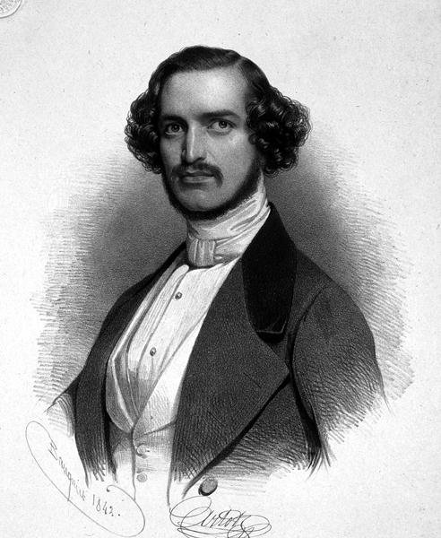 Joseph Arnot (1815-45) 1842 (litho) od Charles (after) Baugniet
