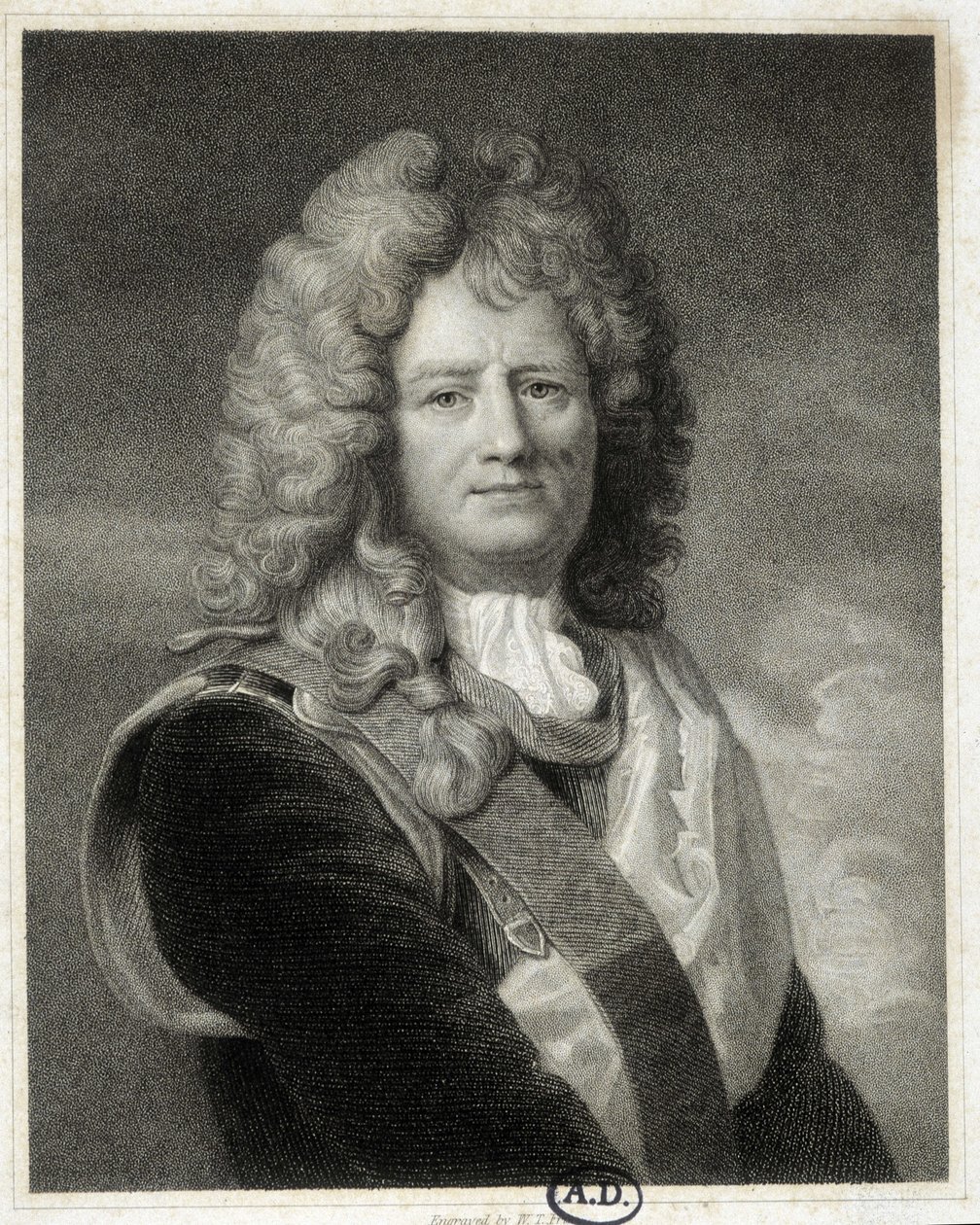 Portrét Vaubana - obraz Le Bruna od Charles (after) Le Brun