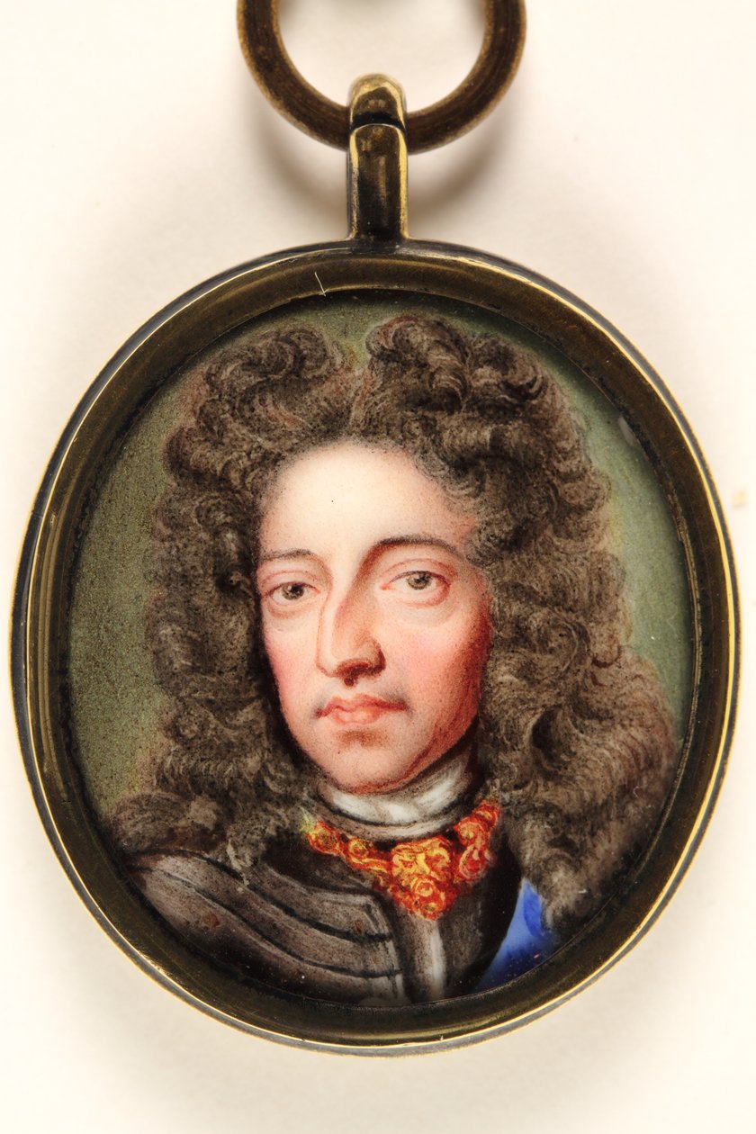 William III (akvarel na pergamenu) od Charles (attr.to) Boit
