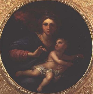 Madonna s dítětem od Charles (follower of) Le Brun