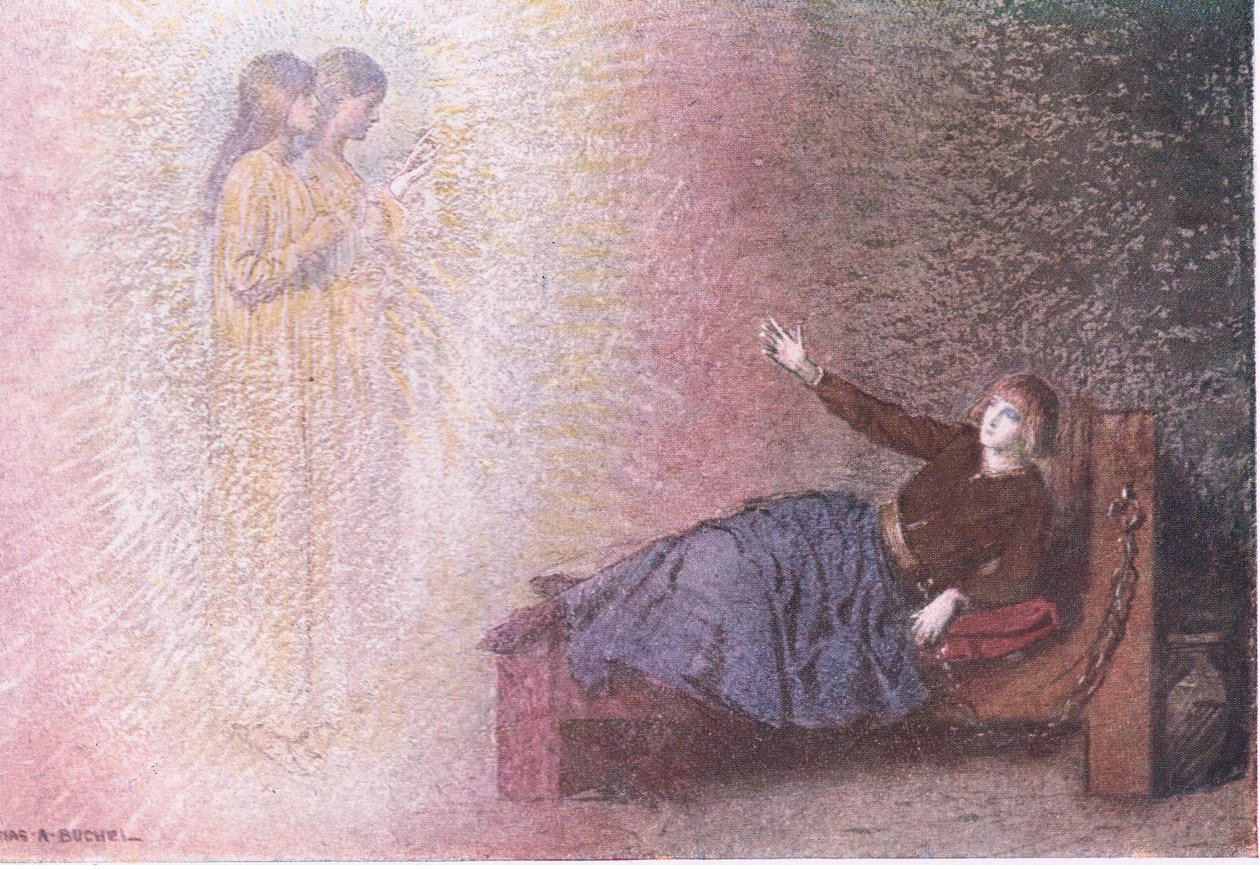 V Jeannině cele, z Příběhu Jeanne D