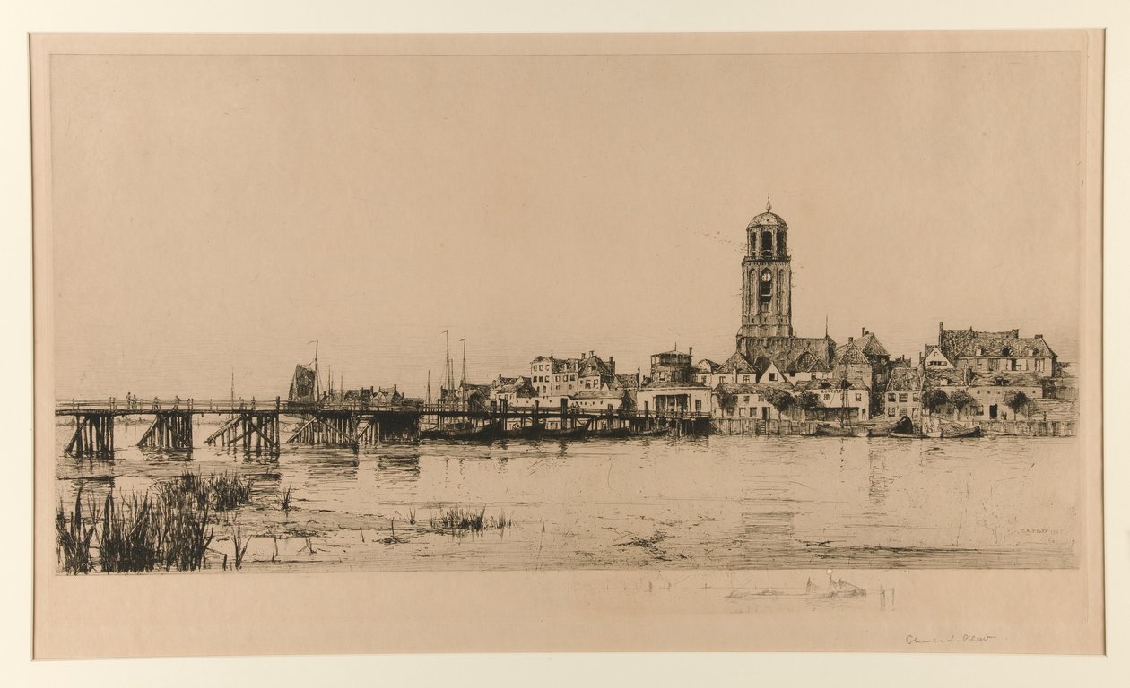 Deventer (přístavní scéna) od Charles A. Platt