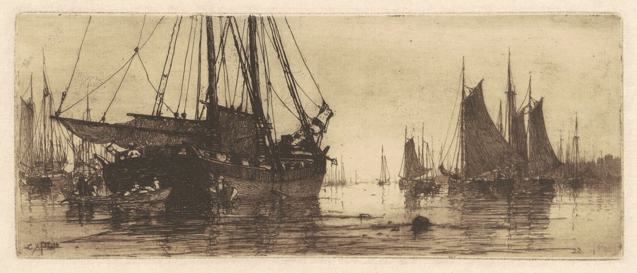 Rybářské lodě od Charles A. Platt