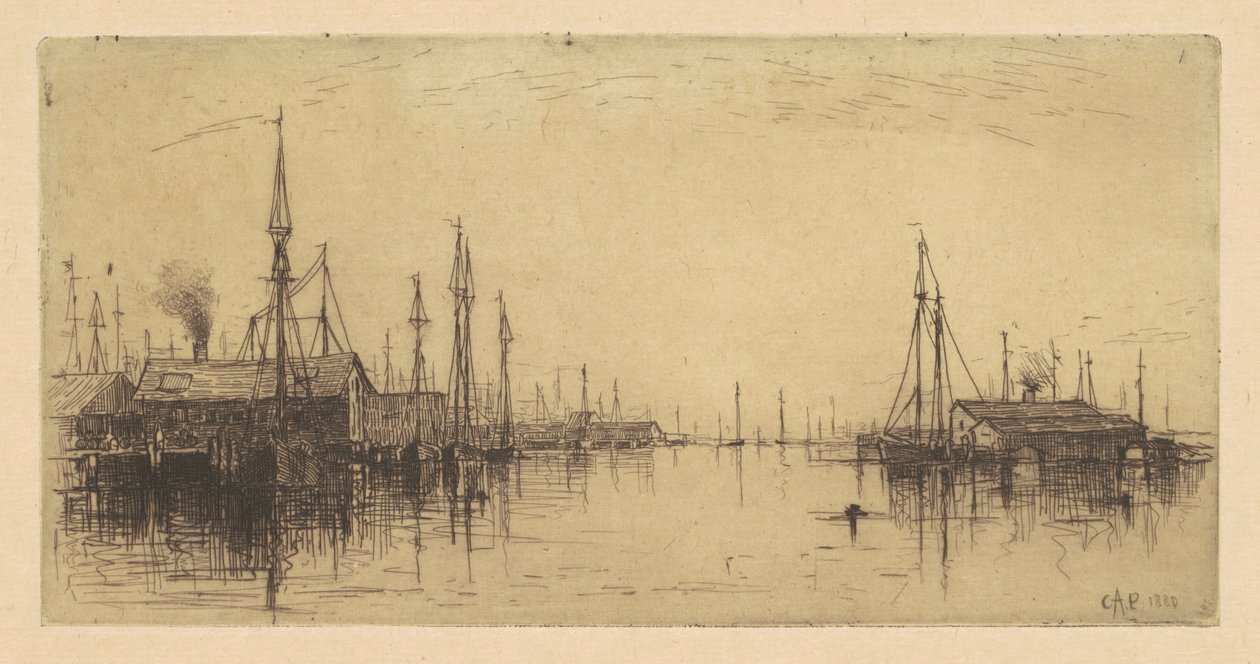 Gloucesterský přístav od Charles A. Platt