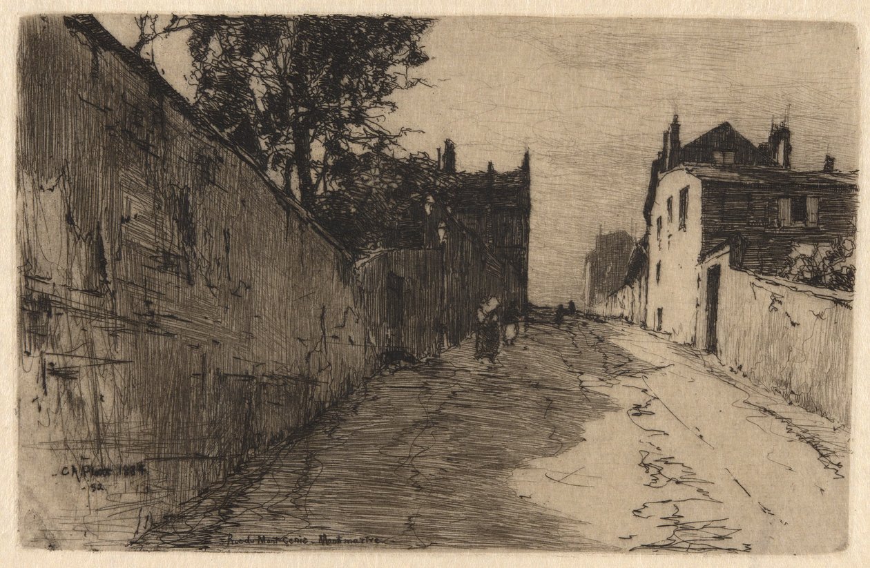 Rue de MontCenis, Montmartre od Charles A. Platt