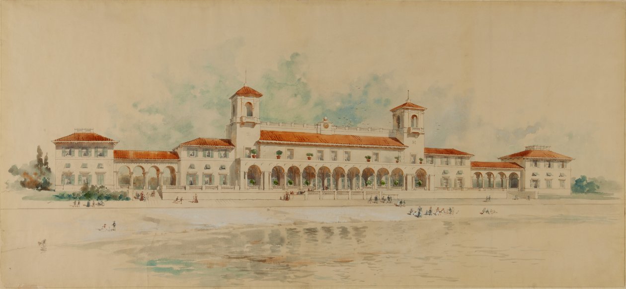 Hlavní budova, Richmond Beach Park, Staten Island od Charles Adams Platt
