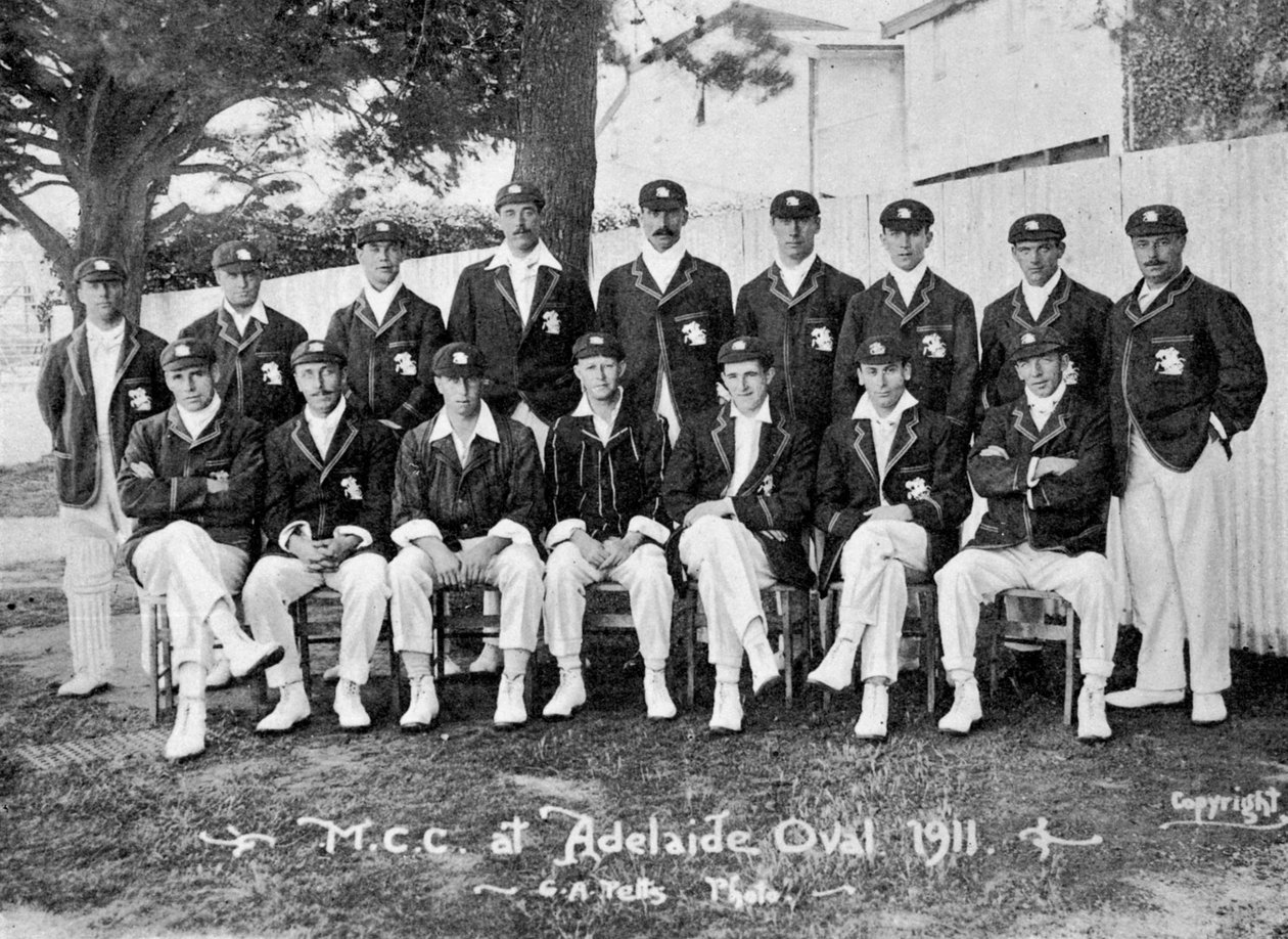 Anglický kriketový tým na turné po Austrálii v letech 1911-1912. od Charles Alfred Petts
