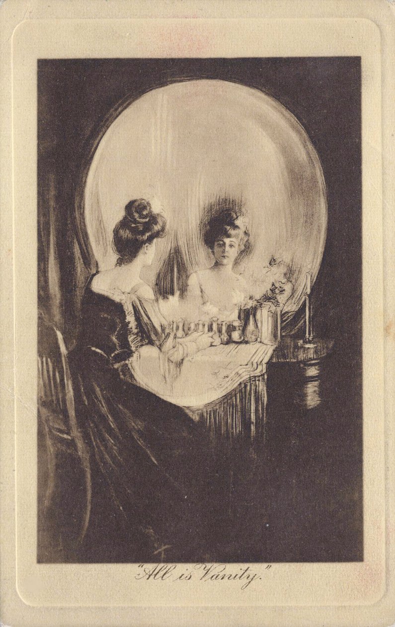 Tout est vanite - All is Vanity par Gilbert, Charles Allan (1873-1929), c. 1900 – Litografie – soukromá sbírka od Charles Allan Gilbert
