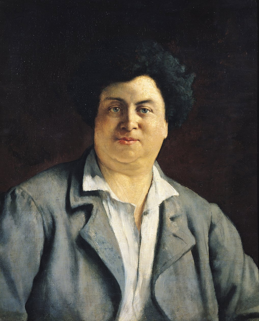Portrét Alexandre Dumas pere (1802-70), 1878 od Charles Alphonse Paul Bellay