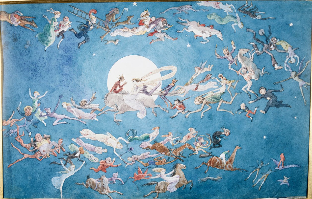 Tanec kolem Měsíce od Charles Altamont Doyle