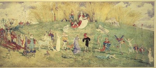 Královna víl - Průvod od Charles Altamont Doyle