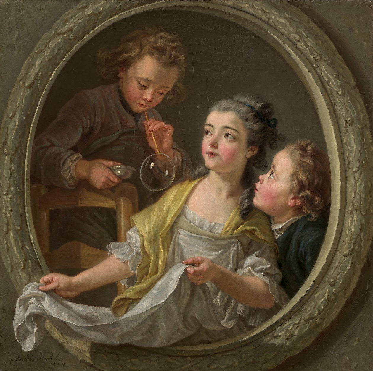Mýdlové bubliny od Charles Amedee Philippe van Loo