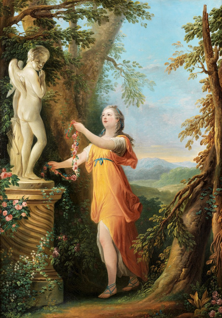 Charles André van Loo Obětování se lásce od Charles André van Loo