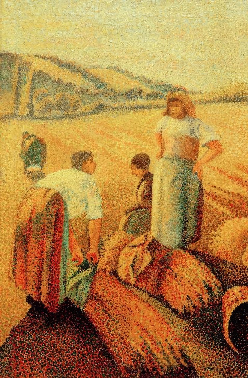Na polích od Charles Angrand