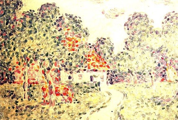 Malá farma od Charles Angrand