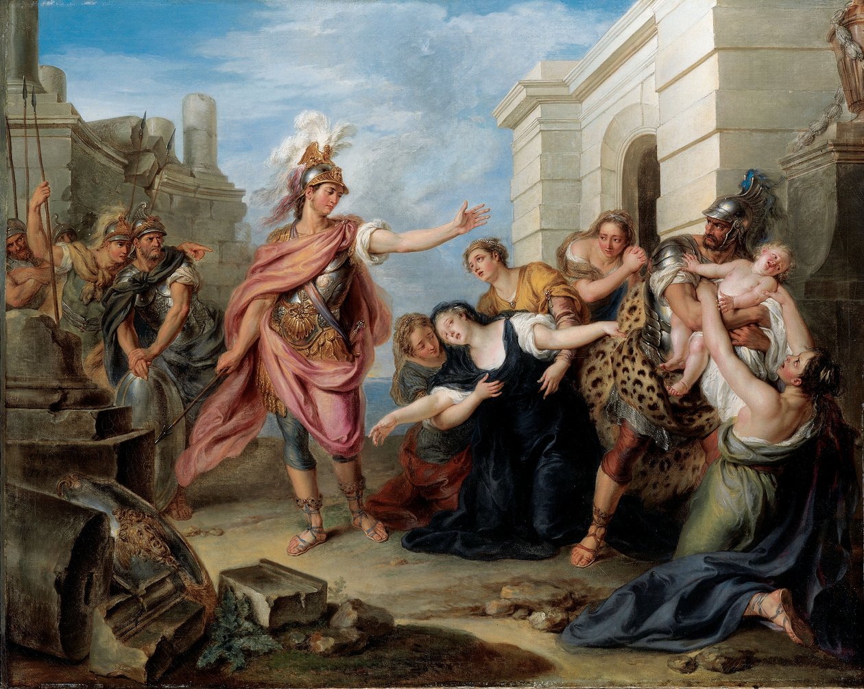 Andromache a Pyrrhus od Charles Antoine Coypel
