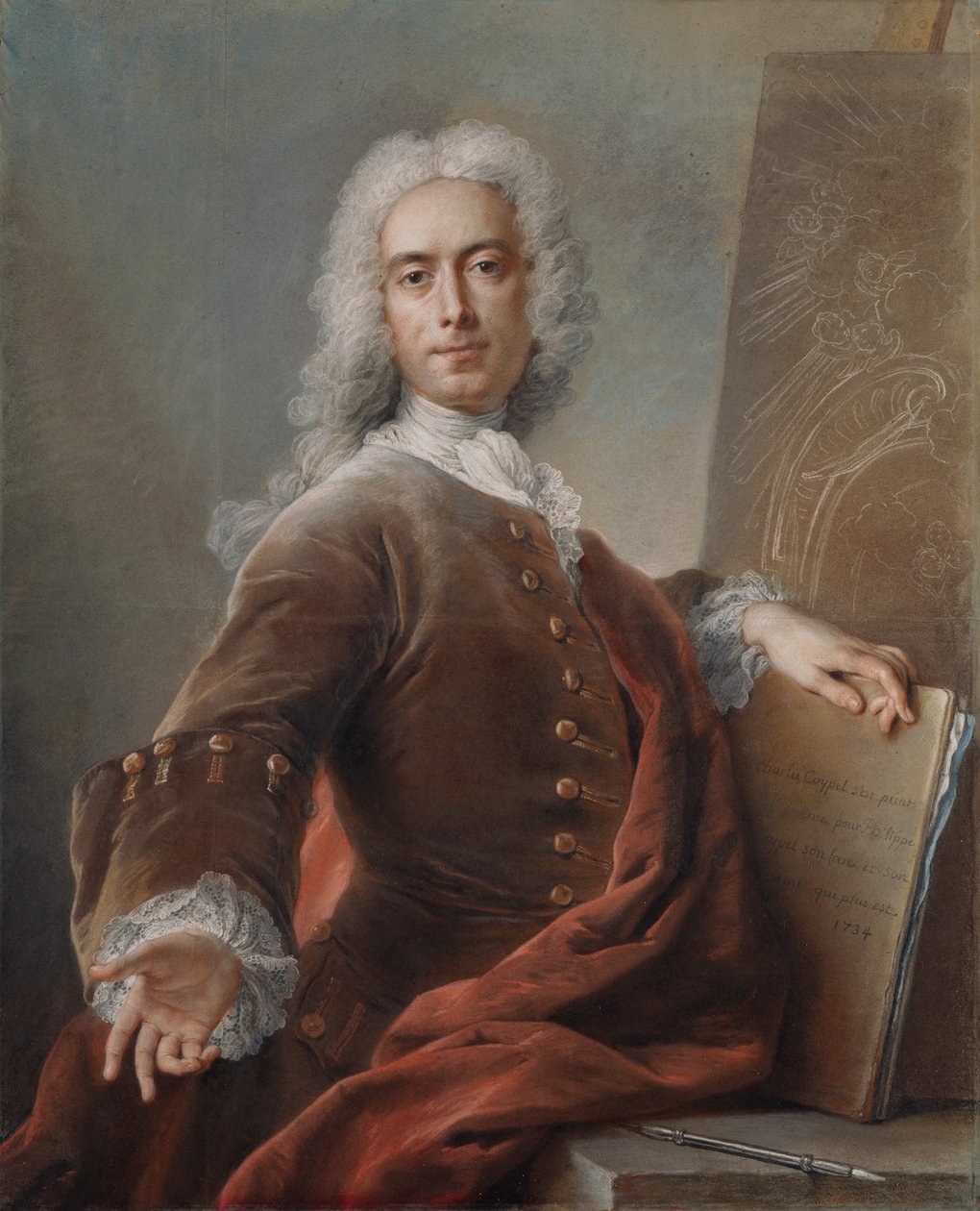 Autoportrét od Charles Antoine Coypel