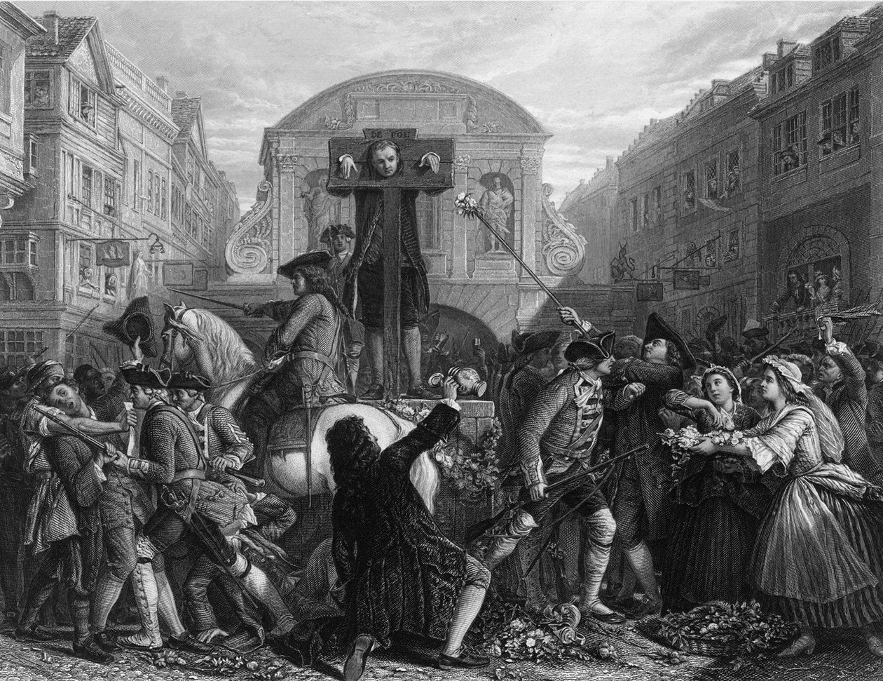 Daniel Defoe na pranýři od Charles Armytage