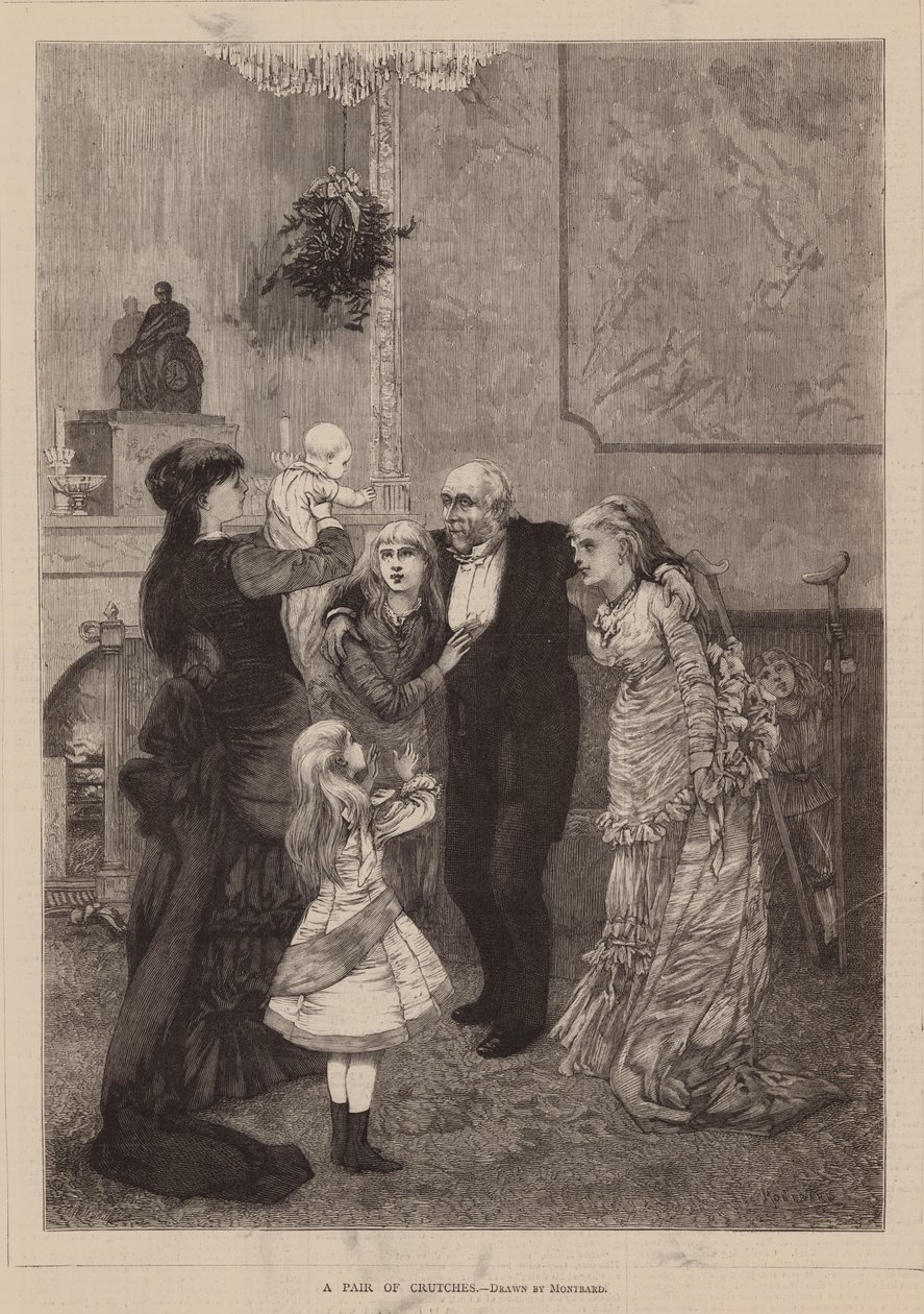 Pár berlí (rytina) od Charles Auguste (1841-1905) (after) Loye