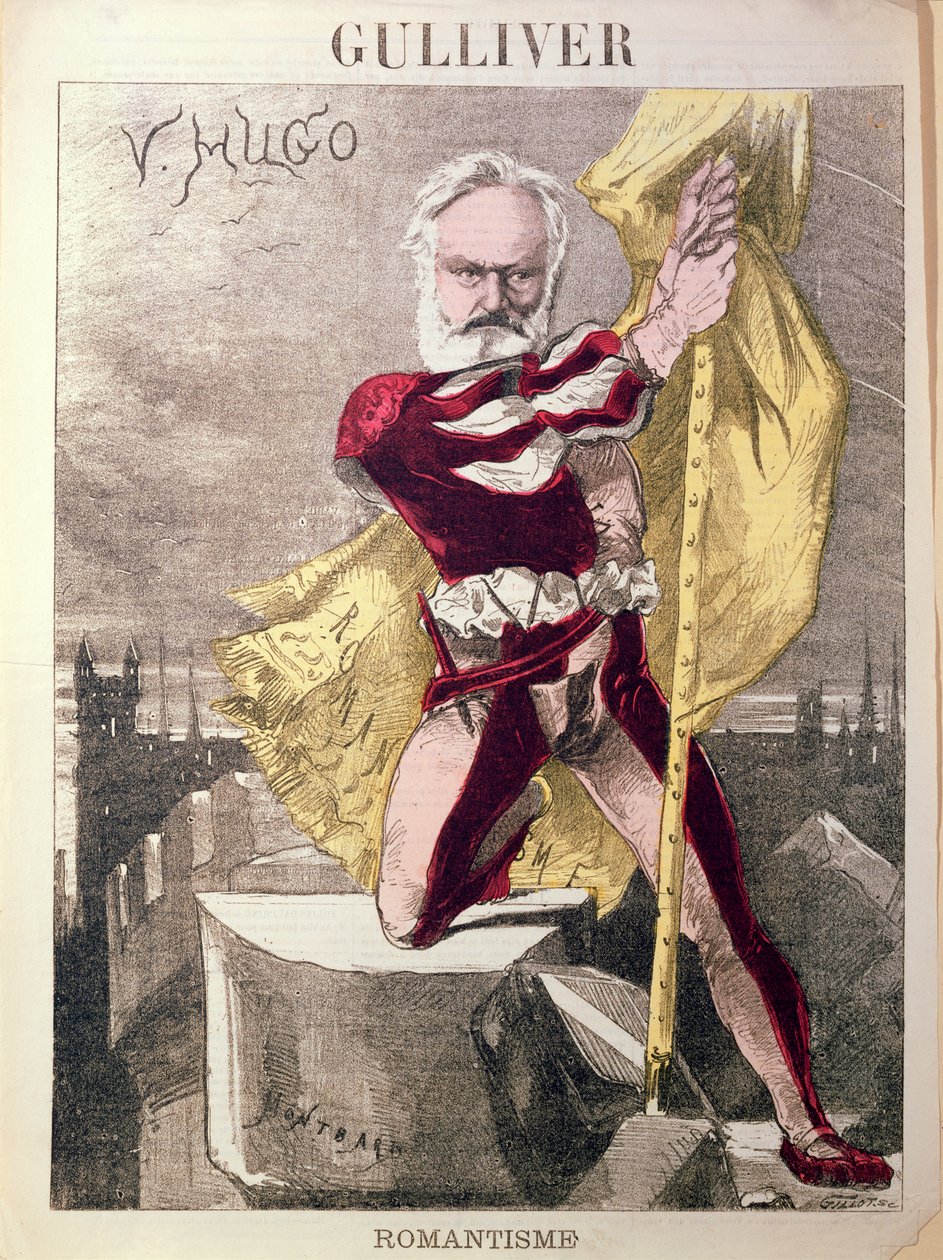 Karikatura Victora Huga (1802-85) z 