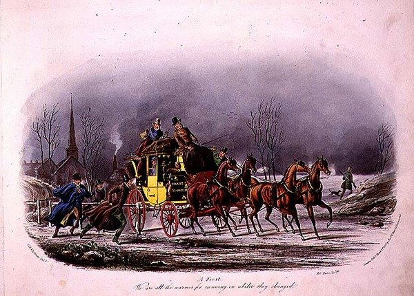 "A Frost", vyryl R.G. Rychtář (fl.1811-37) hospoda. od Thomase McLeana od Charles B. (after) Newhouse