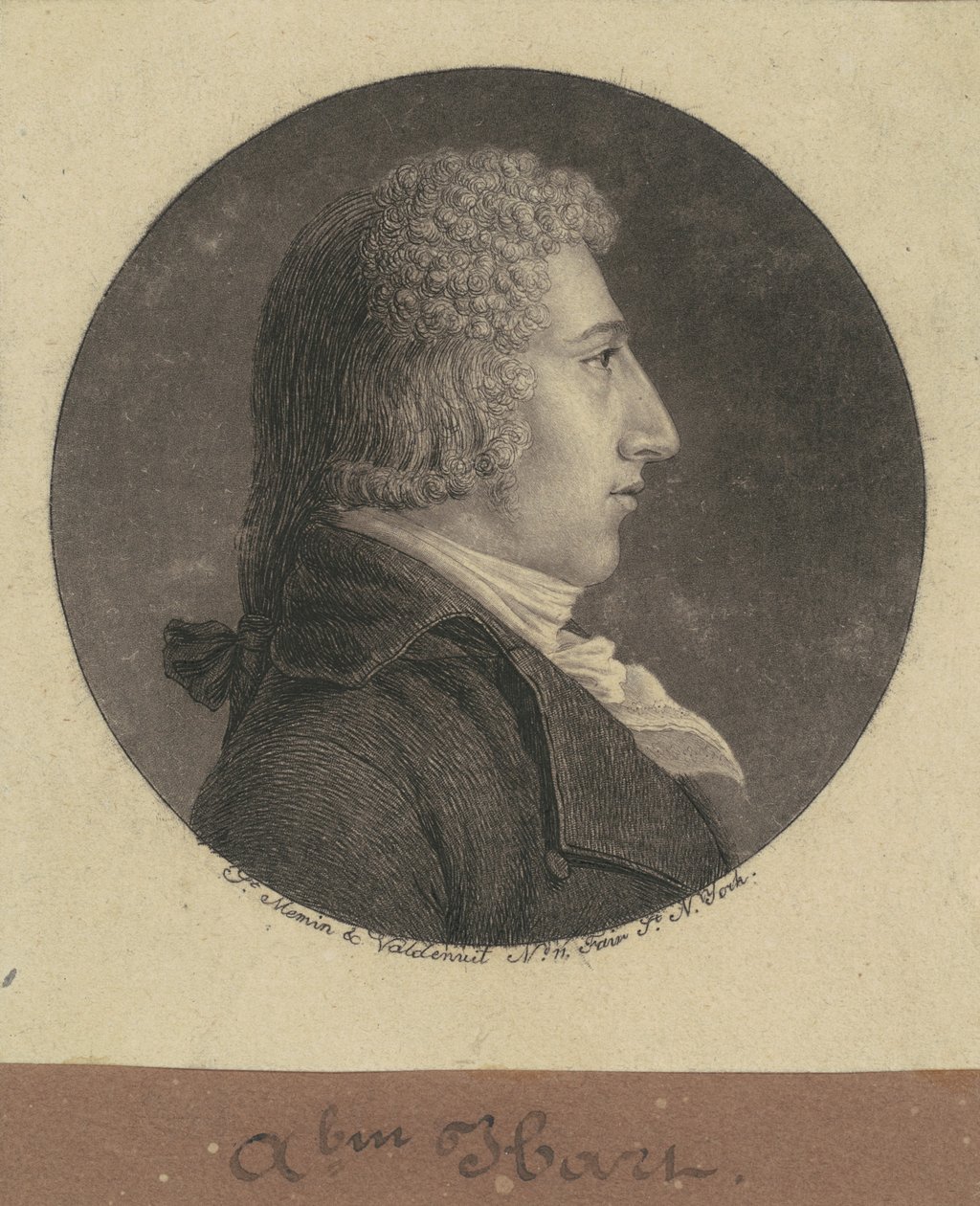 Abraham Hart od Charles B. J. Févret de Saint Mémin