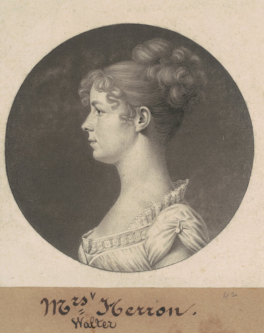 Ann Plume Herron od Charles B. J. Févret de Saint Mémin