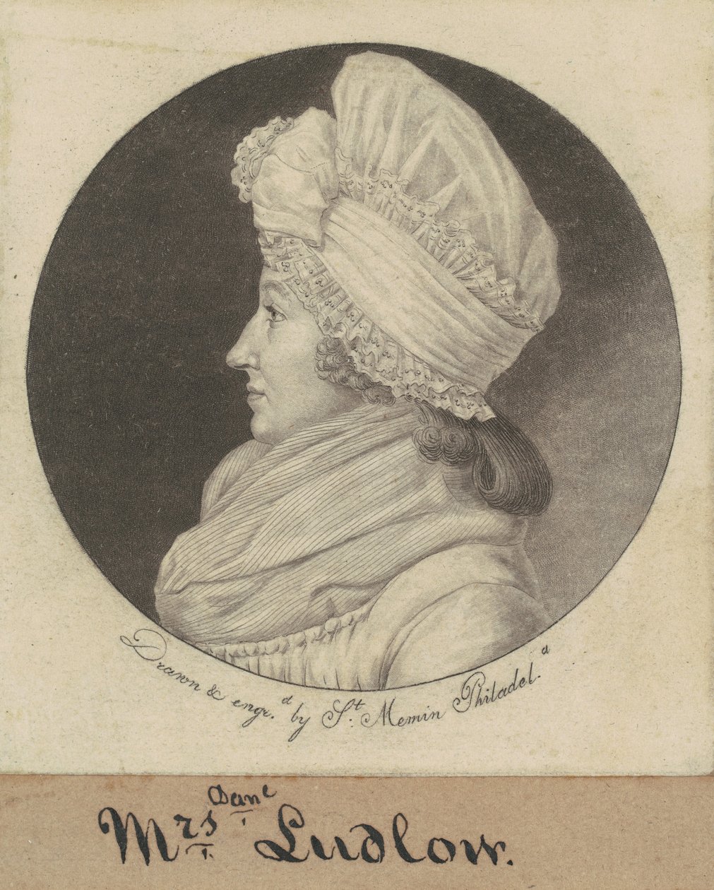 Arabella Duncan Ludlow od Charles B. J. Févret de Saint Mémin
