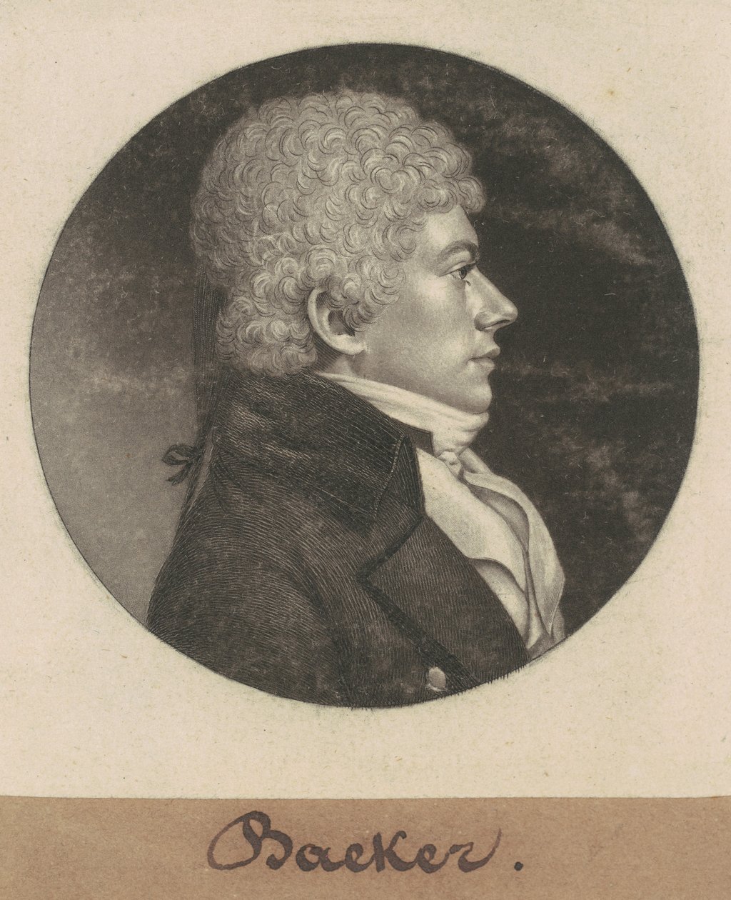 Baeker od Charles B. J. Févret de Saint Mémin