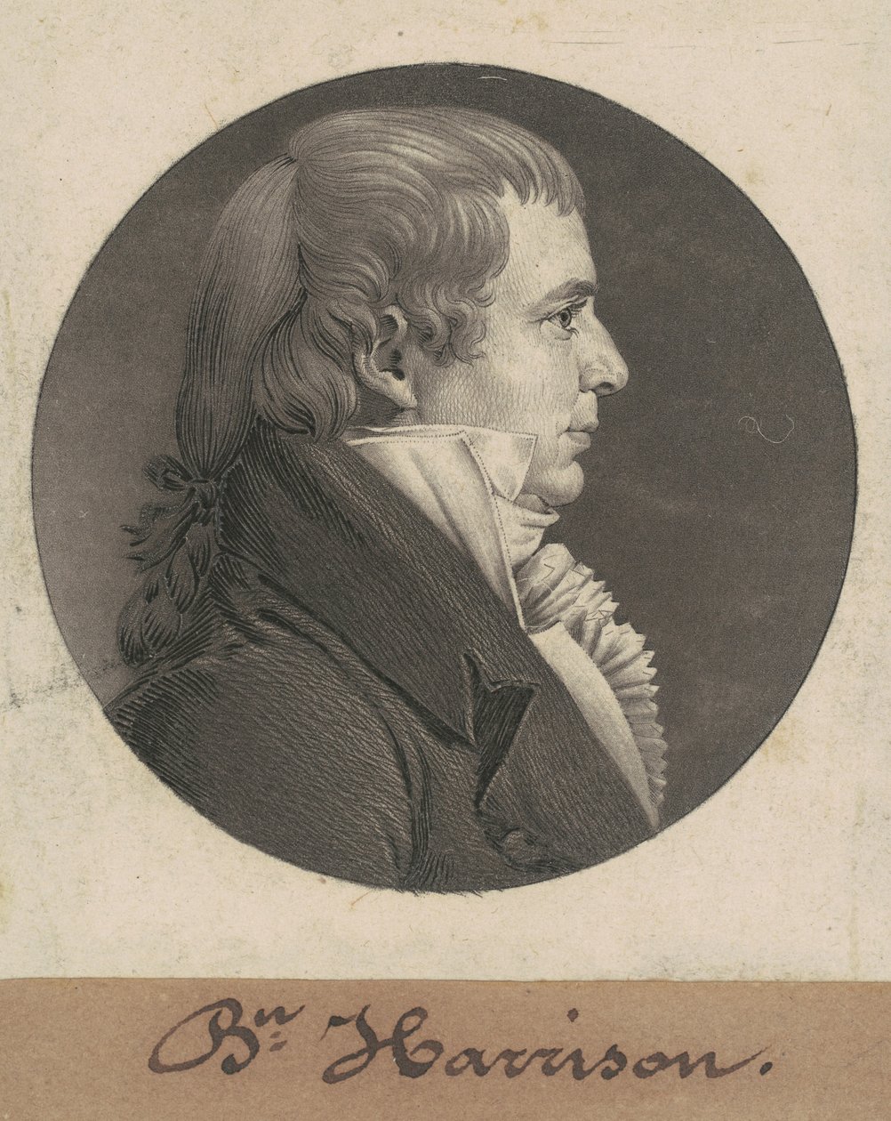 Benjamin Harrison od Charles B. J. Févret de Saint Mémin