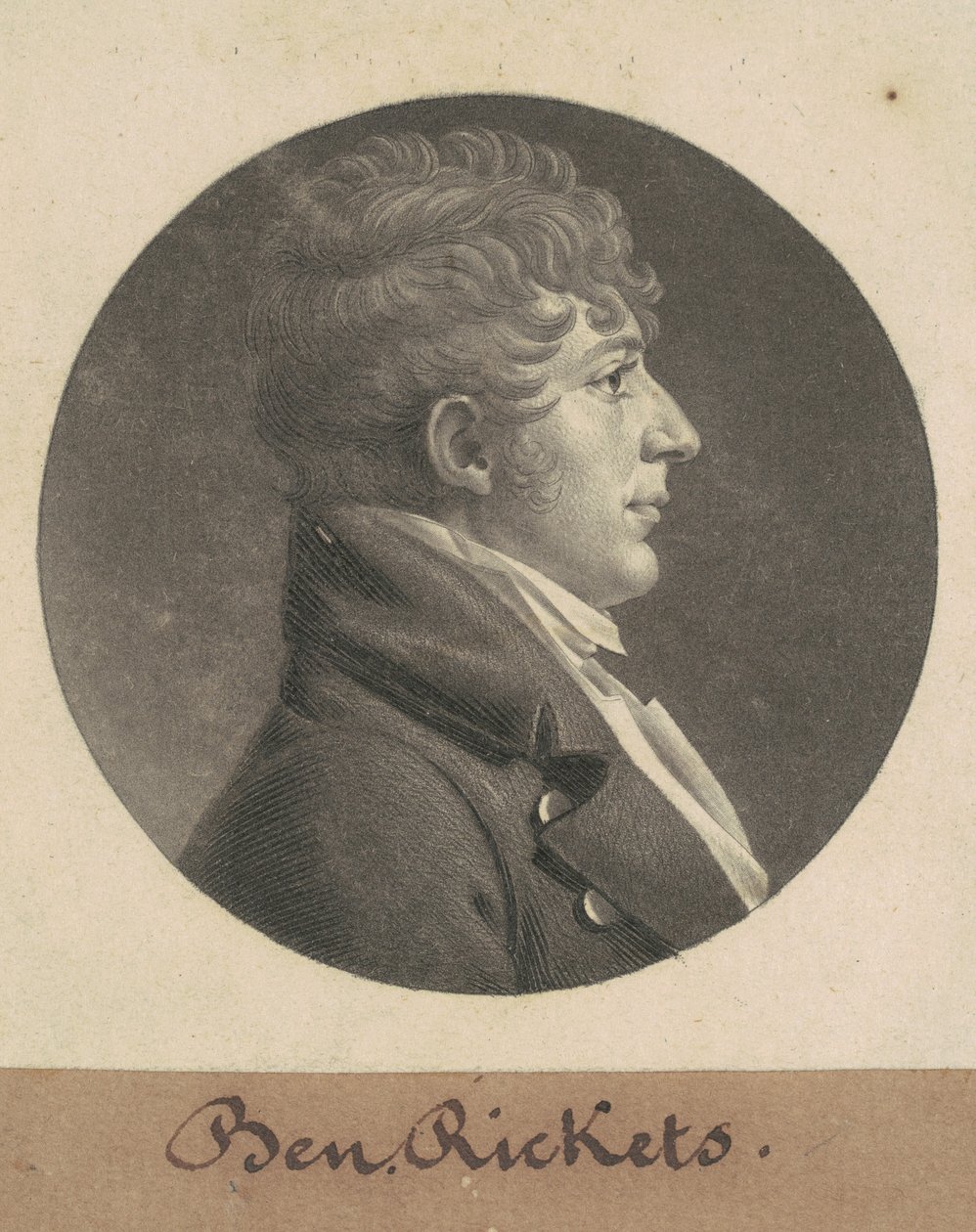 Benjamin Ricketts od Charles B. J. Févret de Saint Mémin
