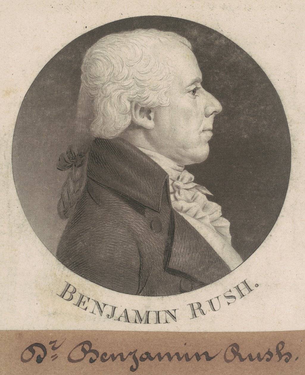 Benjamin Rush od Charles B. J. Févret de Saint Mémin