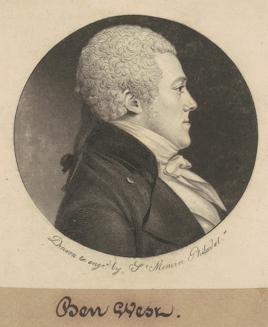 Benjamin West od Charles B. J. Févret de Saint Mémin