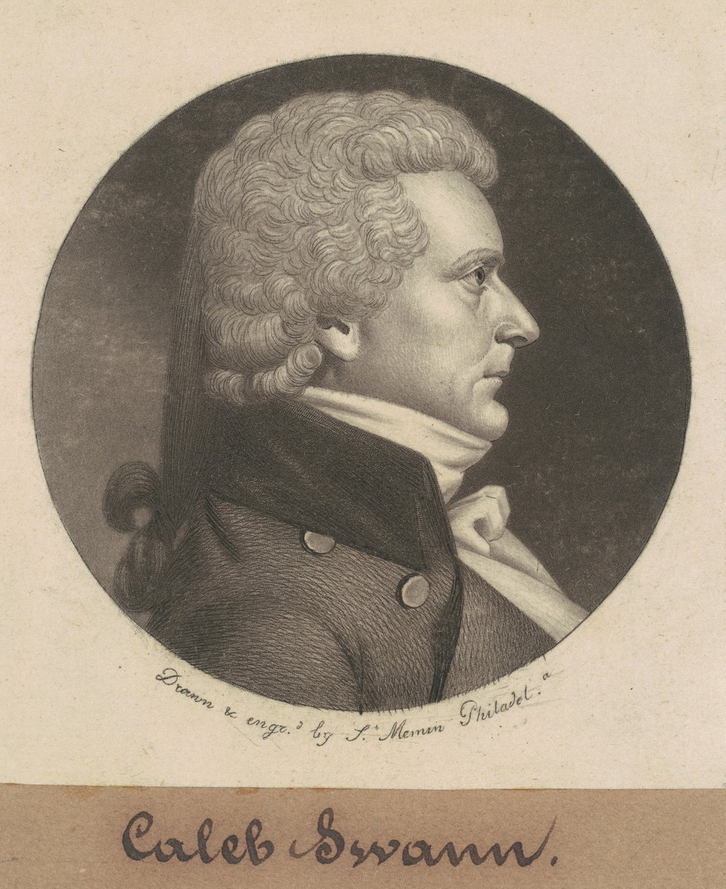 Caleb Swan od Charles B. J. Févret de Saint Mémin