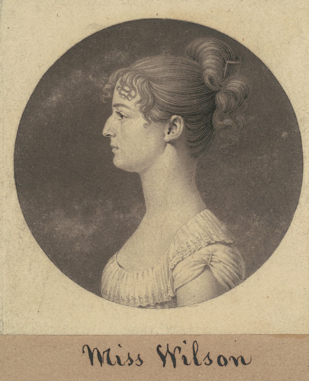 Caroline Lewisová od Charles B. J. Févret de Saint Mémin