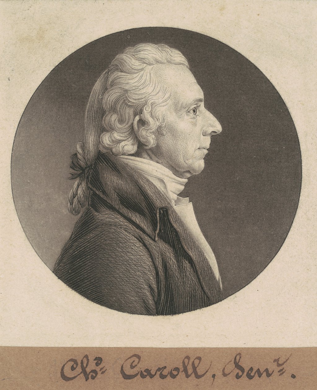Charles Carroll od Charles B. J. Févret de Saint Mémin