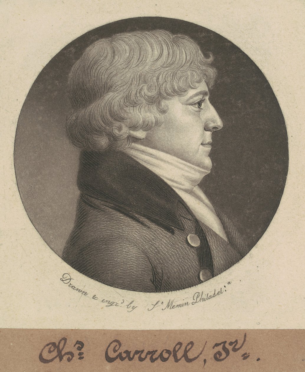 Charles Carroll, Jr. od Charles B. J. Févret de Saint Mémin