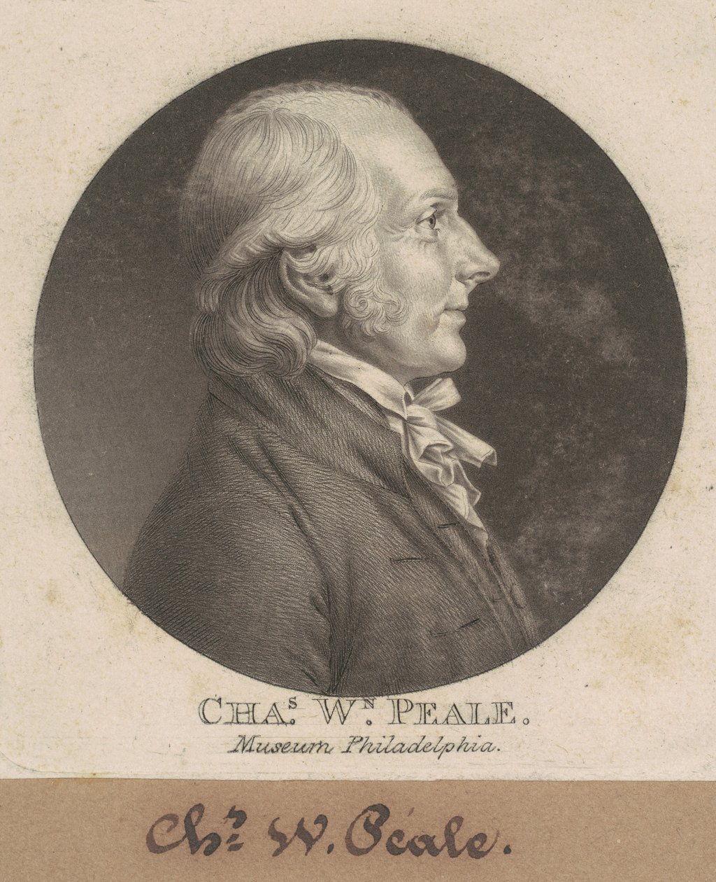 Charles Willson Peale od Charles B. J. Févret de Saint Mémin