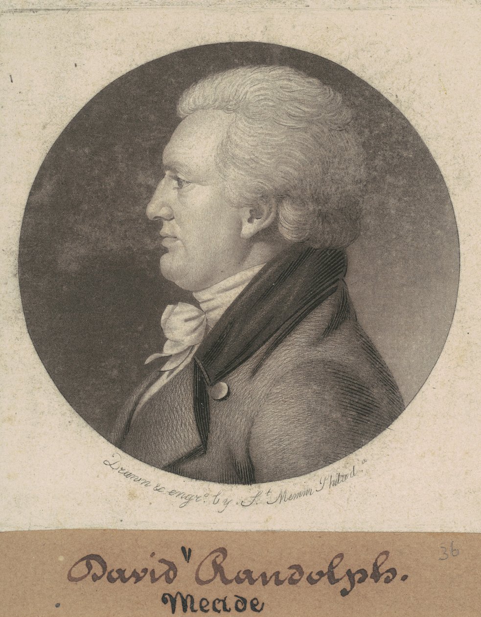 David Meade Randolph od Charles B. J. Févret de Saint Mémin