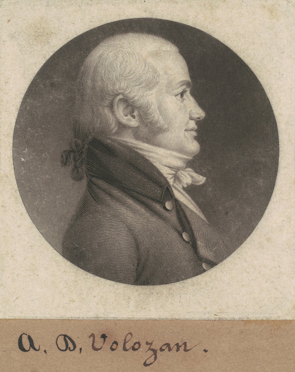 Tenis A. Volozan od Charles B. J. Févret de Saint Mémin