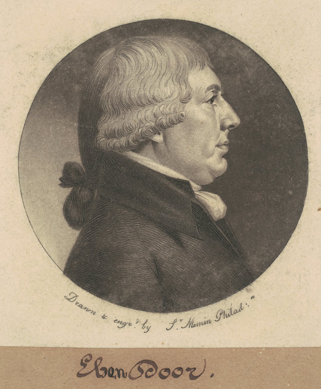 Ebenezer Dorr od Charles B. J. Févret de Saint Mémin