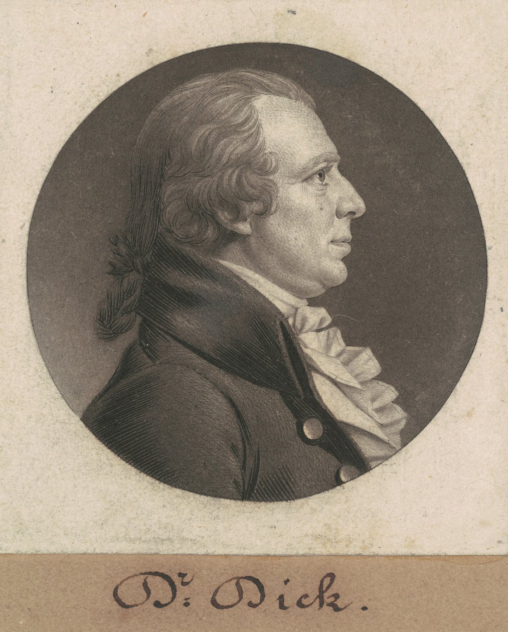 Elisha Cullen Dick od Charles B. J. Févret de Saint Mémin