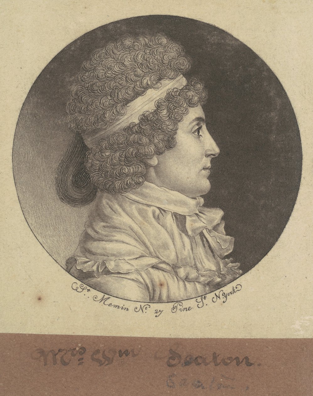 Elizabeth Ann Bayley Setonová od Charles B. J. Févret de Saint Mémin